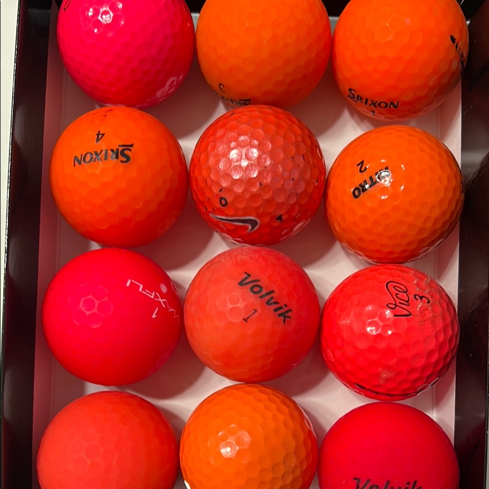 Mystery Set of 12 Golf Balls - various brands